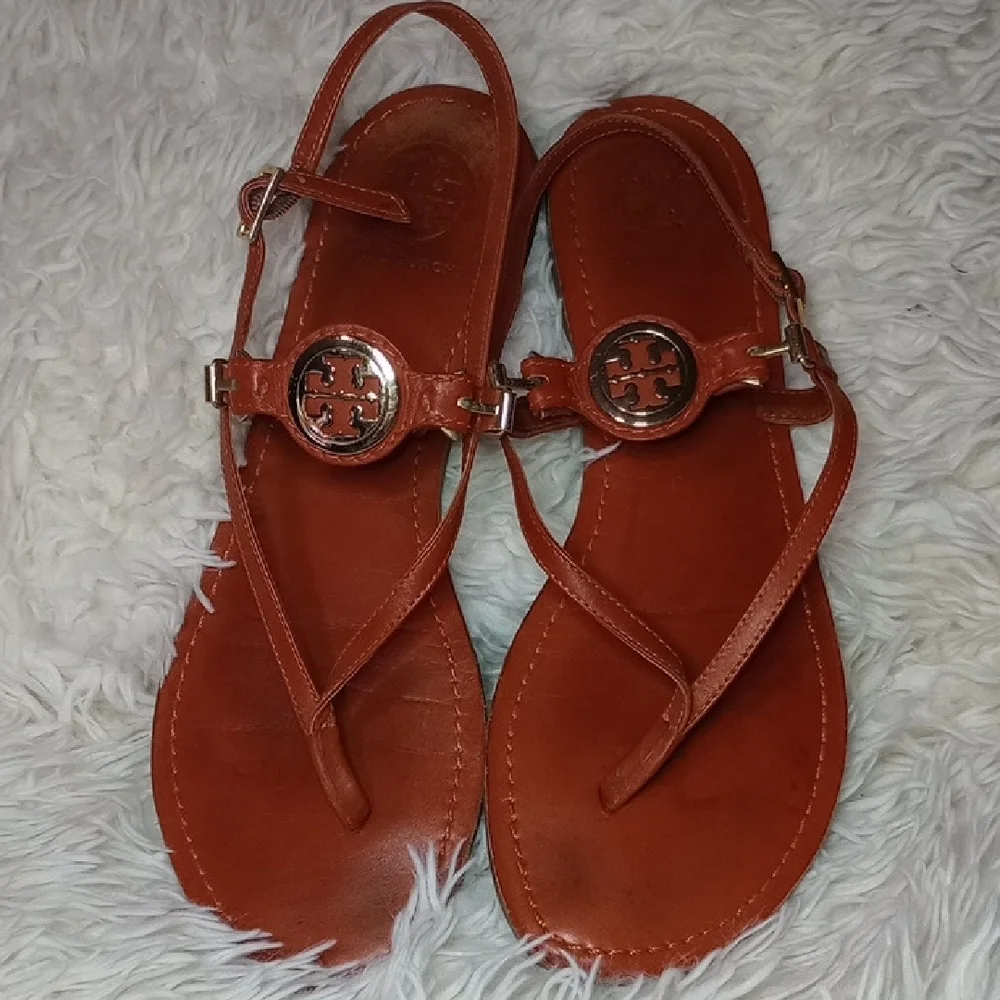 Tory Burch Orange Sandals - Picture 2 of 3